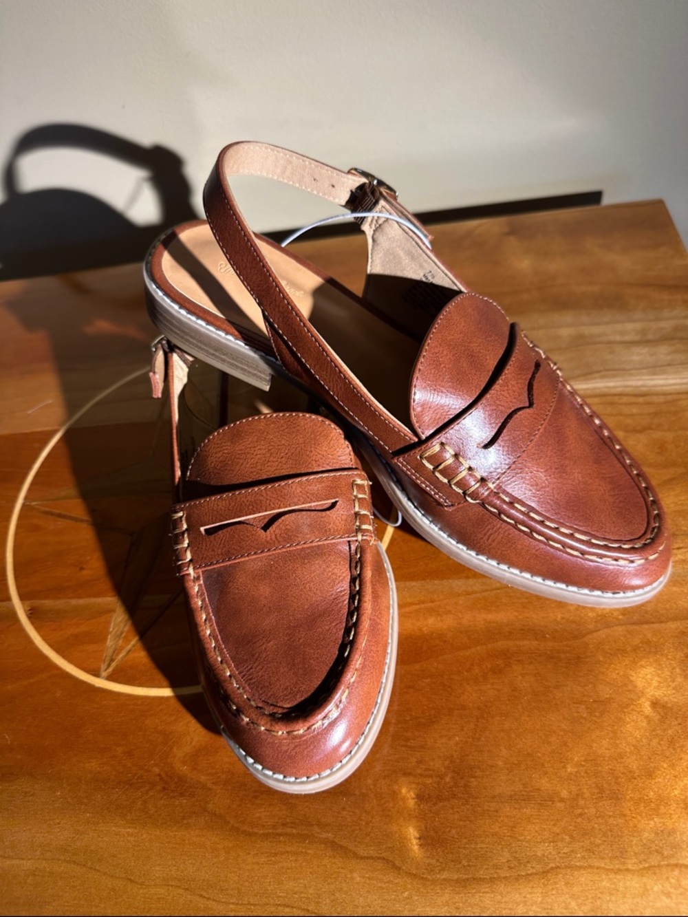 Universal Thread sling back loafers.